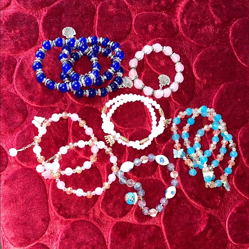 Colorful Beaded Bracelet Set #10